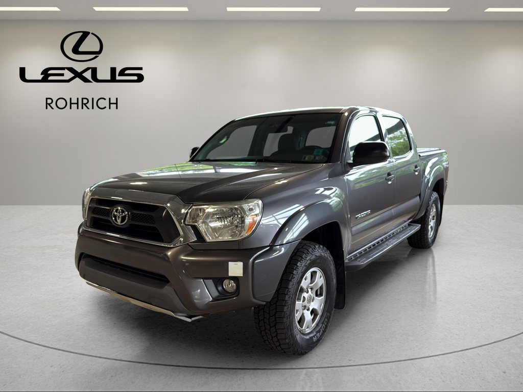 Magnetic Gray Metallic 2015 Toyota Tacoma Double Cab V6 TRD Pro Pickup Truck Four-Wheel Drive 5-Speed Automatic