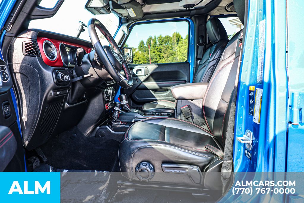 Used 2021 Blue Jeep Rubicon image 17