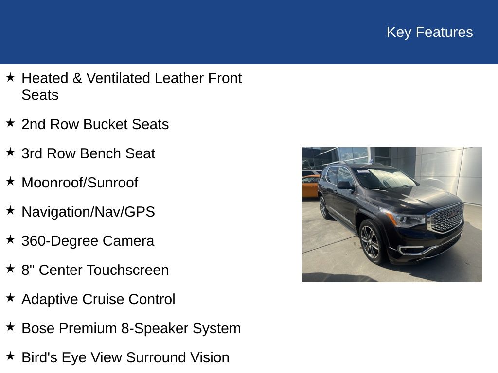 2019 GMC Acadia Denali