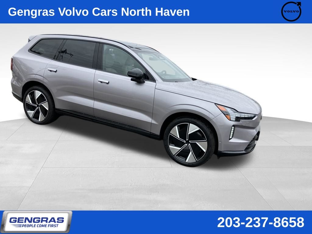 Aurora Blue 2026 Volvo EX90 Twin Performance Ultra 7-Passenger eAWD SUV / Crossover All-Wheel Drive 1-Speed Automatic