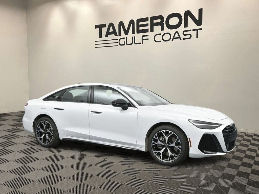 Glacier White Metallic 2026 Audi A6 quattro Progressiv 55 TFSI Sedan 7-Speed Automatic