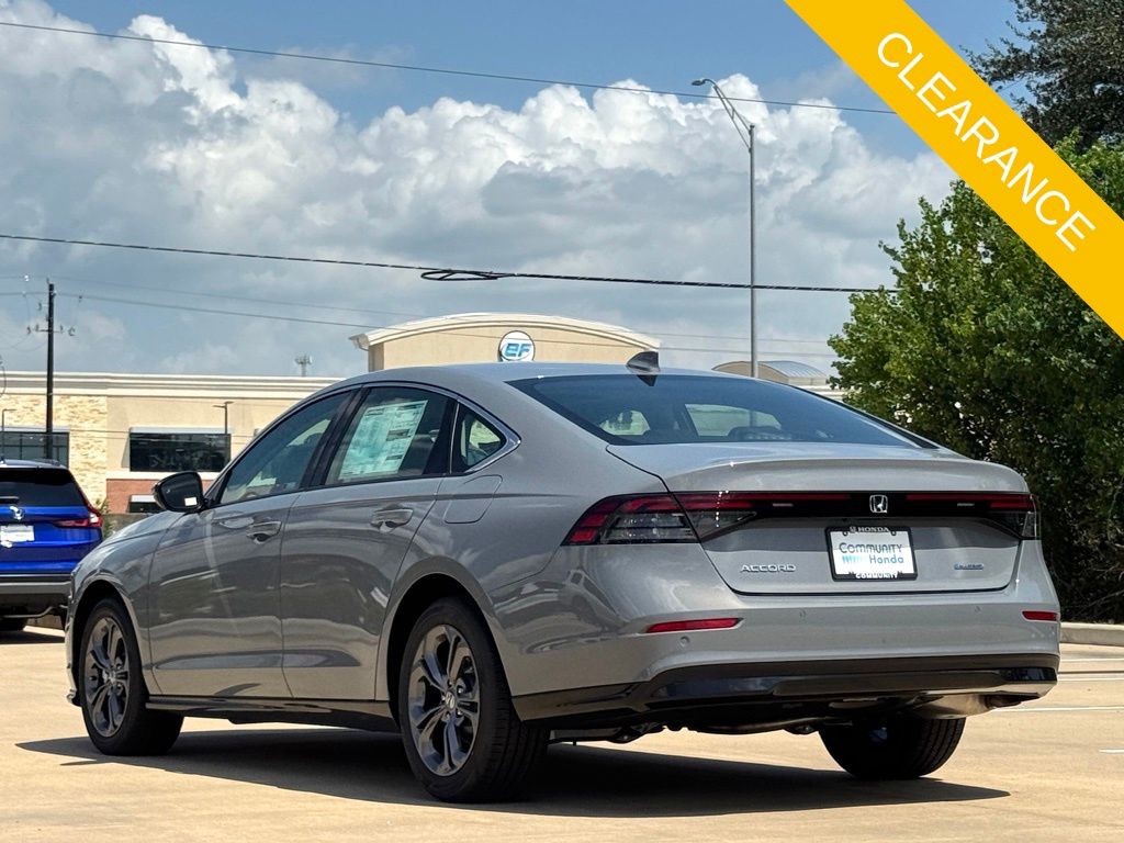 2025 Honda Accord Hybrid EX-L Gray at Classic Honda Galveston