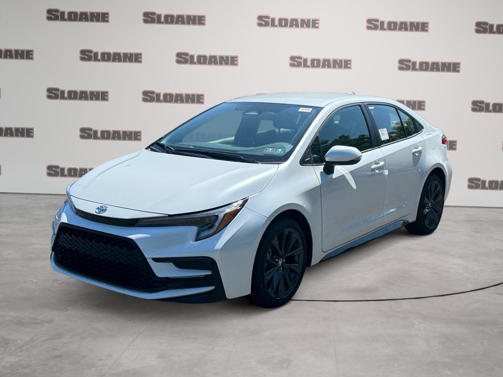 White (Wind Chill Pearl) 2026 Toyota Corolla Sedan Front-Wheel Drive Continuously Variable Transmission