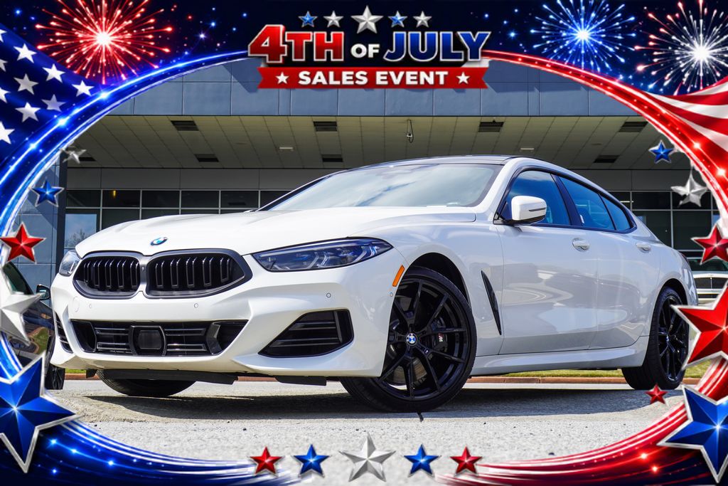 Mineral White Metallic 2024 BMW 8 Series Coupe All-Wheel Drive 8-Speed Automatic