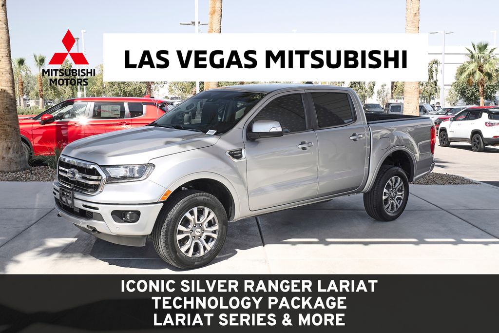 Silver Metallic 2020 Ford Ranger Lariat SuperCrew RWD Pickup Truck 4X2 Automatic