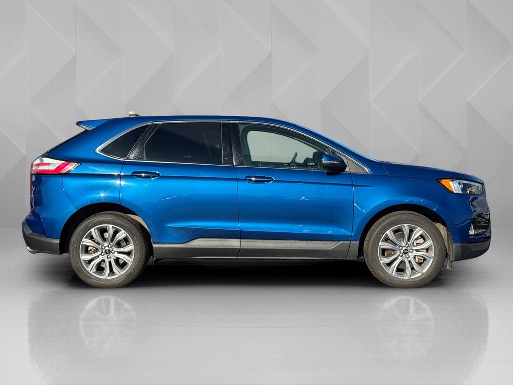 2024 Ford Edge Titanium Blue at North Houston Mitsubishi