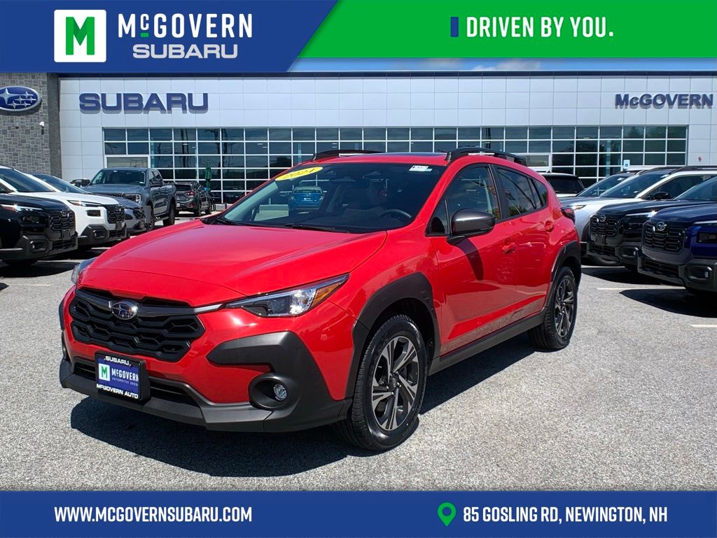 Pure Red 2024 Subaru Crosstrek SUV / Crossover All-Wheel Drive Continuously Variable Transmission
