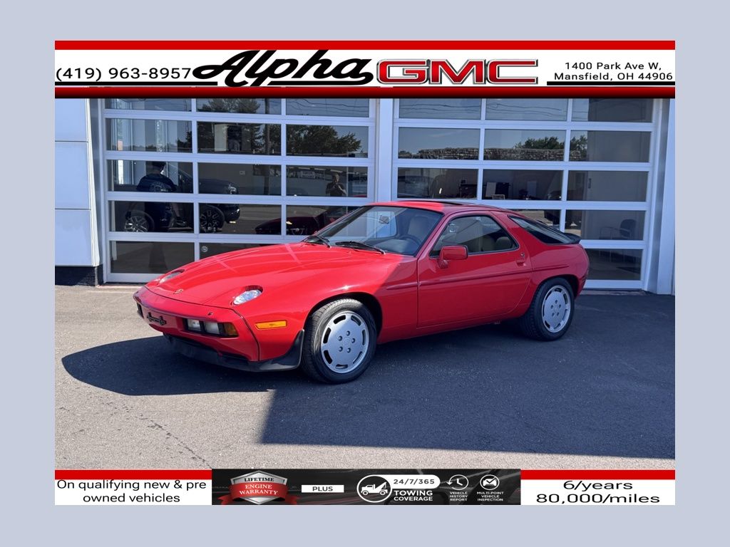 Red 1986 Porsche 928 Hatchback Rear-Wheel Drive 5-Speed Automatic