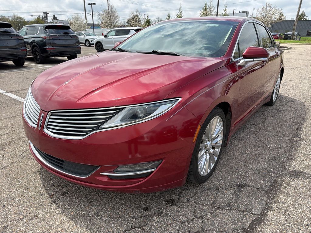 Ruby Red Metallic 2015 Lincoln MKZ AWD Sedan All-Wheel Drive 6-Speed Automatic