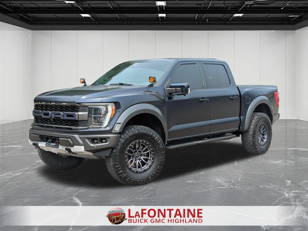 Blue Metallic 2022 Ford F-150 Pickup Truck Four-Wheel Drive Automatic