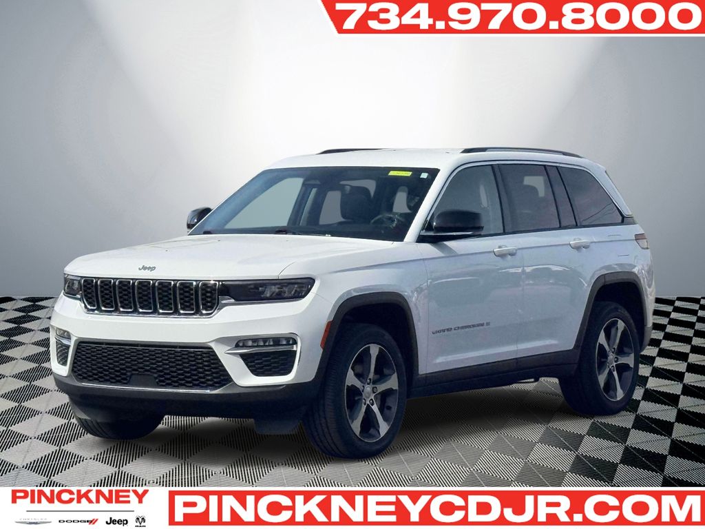 Bright White Clearcoat 2023 Jeep Grand Cherokee Limited 4WD SUV / Crossover Four-Wheel Drive 8-Speed Automatic