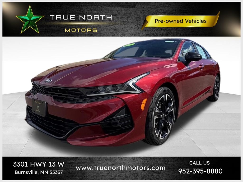 Passion Red 2021 Kia K5 GT-Line FWD Sedan Front-Wheel Drive 8-Speed Automatic