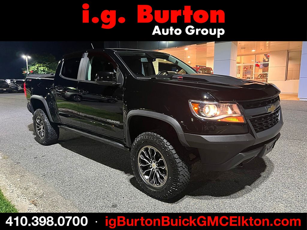 Black 2018 Chevrolet Colorado Pickup Truck Four-Wheel Drive 6-Speed Automatic