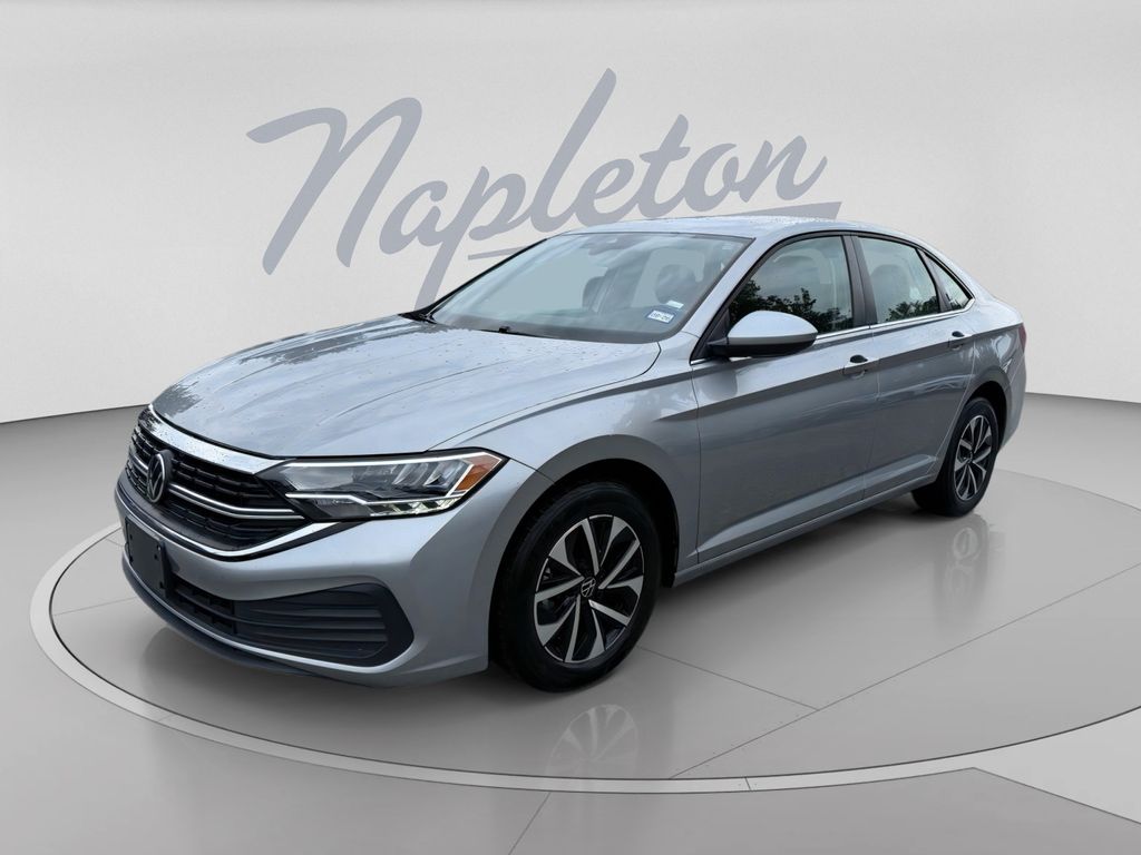 Pyrite Silver Metallic 2024 Volkswagen Jetta Sedan Front-Wheel Drive 8-Speed Automatic