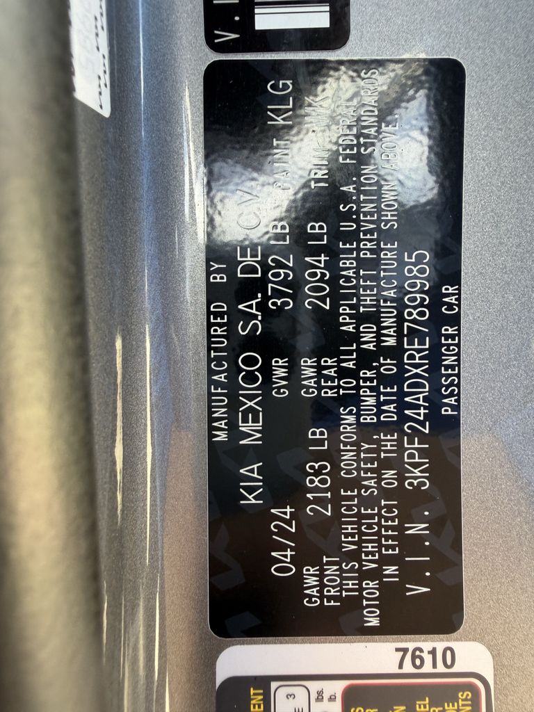 Used 2024 Kia Forte Sedan
