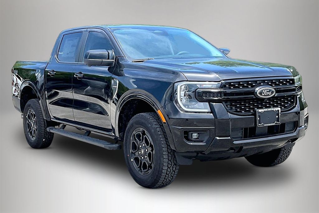 Shadow Black 2026 Ford Ranger Pickup Truck Four-Wheel Drive Automatic