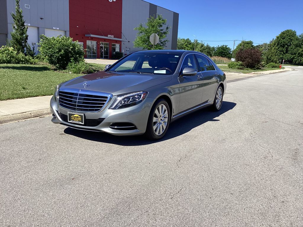 Palladium Silver Metallic 2015 Mercedes-Benz S-Class S 550 4MATIC Sedan All-Wheel Drive 7-Speed Automatic