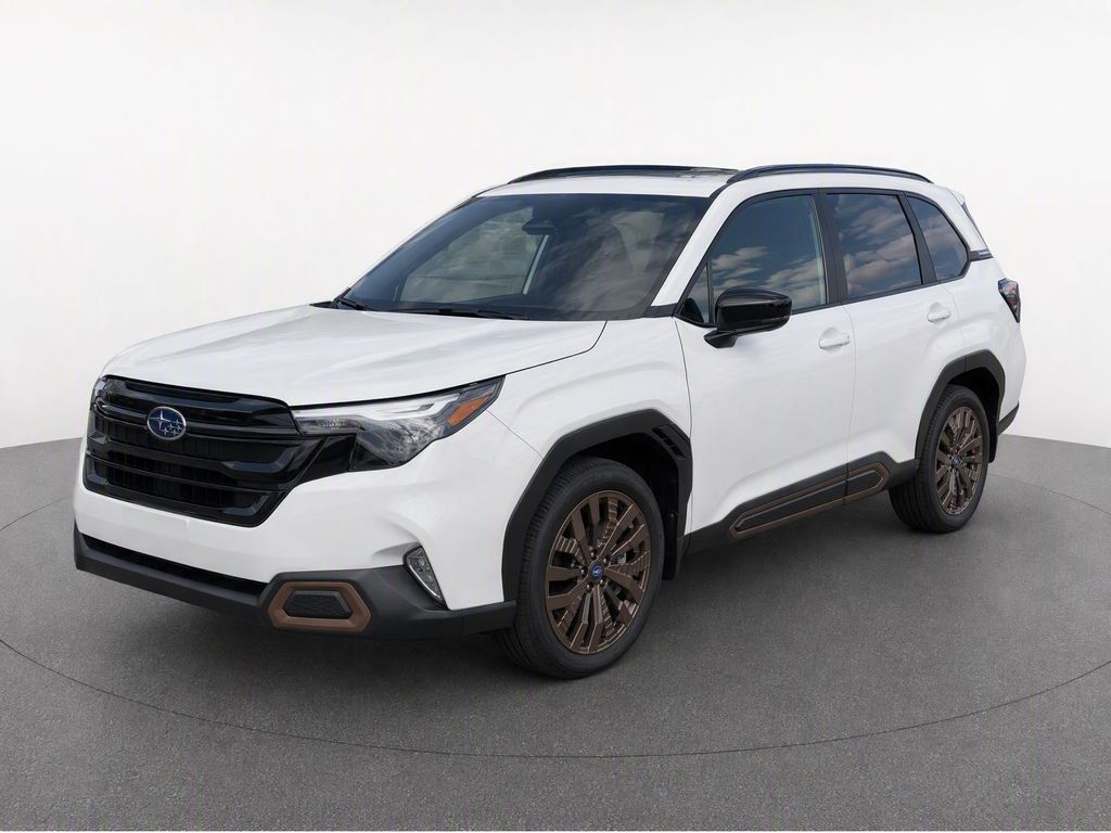 Crystal White Pearl 2026 Subaru Forester SUV / Crossover All-Wheel Drive Continuously Variable Transmission
