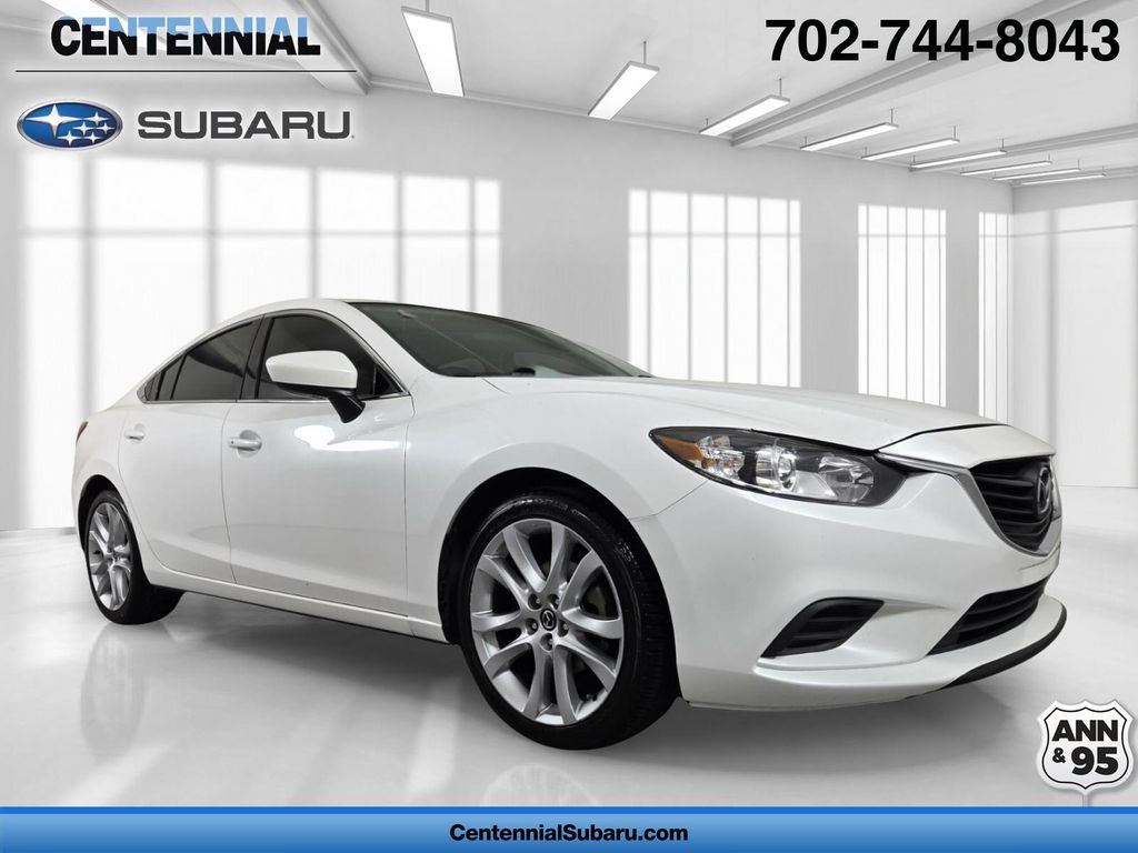 Snowflake White Pearl Mica 2016 Mazda MAZDA6 Sedan Front-Wheel Drive 6-Speed Automatic