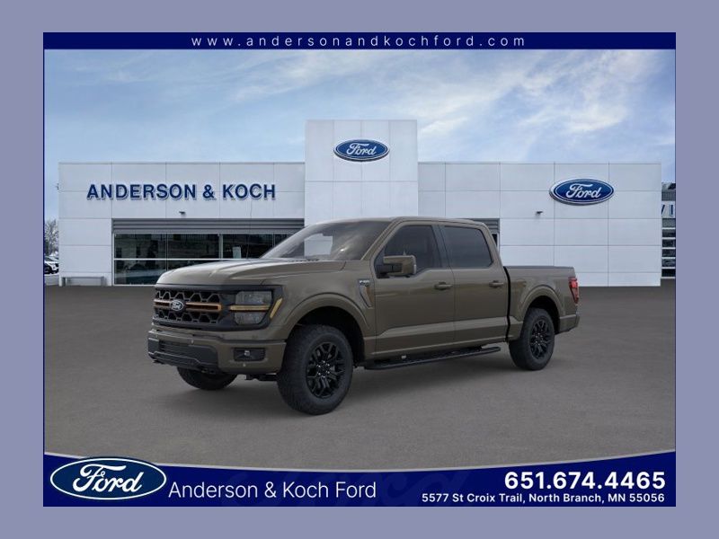 Gray 2026 Ford F-150 Tremor SuperCrew 4WD Pickup Truck Four-Wheel Drive Automatic
