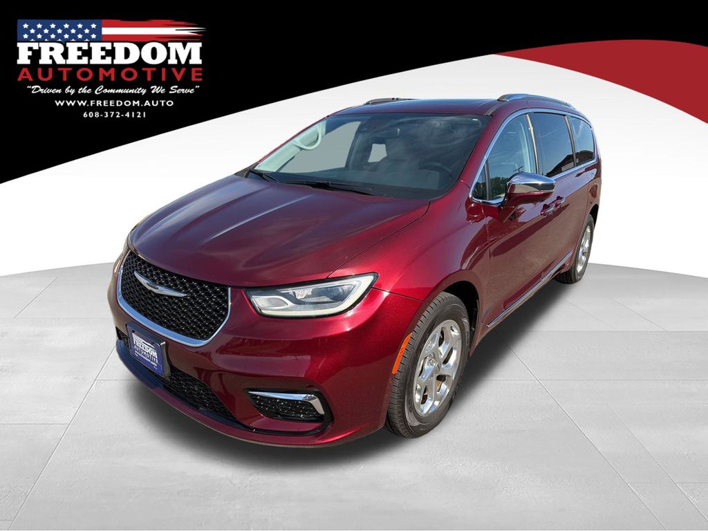 Velvet Red Pearlcoat 2021 Chrysler Pacifica Minivan All-Wheel Drive 9-Speed Automatic