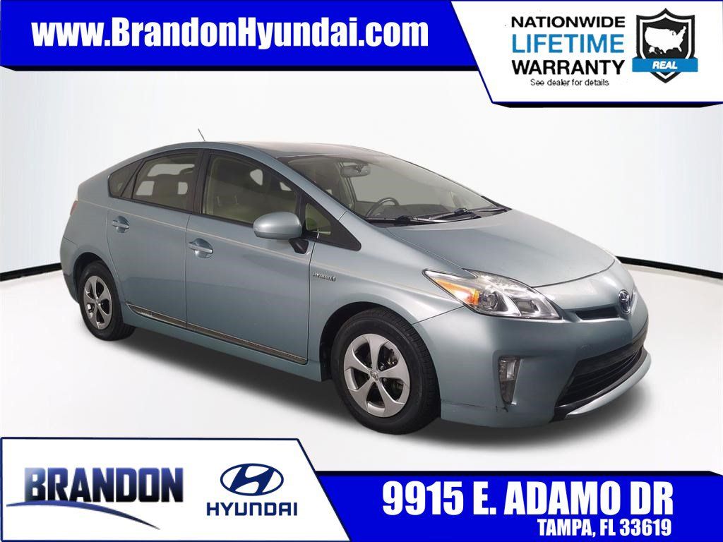 Pearl 2012 Toyota Prius Hatchback Front-Wheel Drive Continuously Variable Transmission