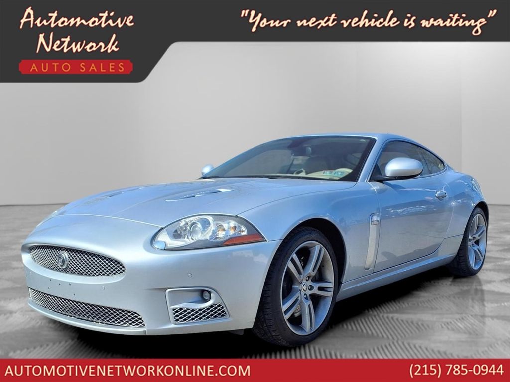 Silver 2009 Jaguar XK-Series XKR Coupe RWD Coupe Rear-Wheel Drive 6-Speed Automatic Overdrive