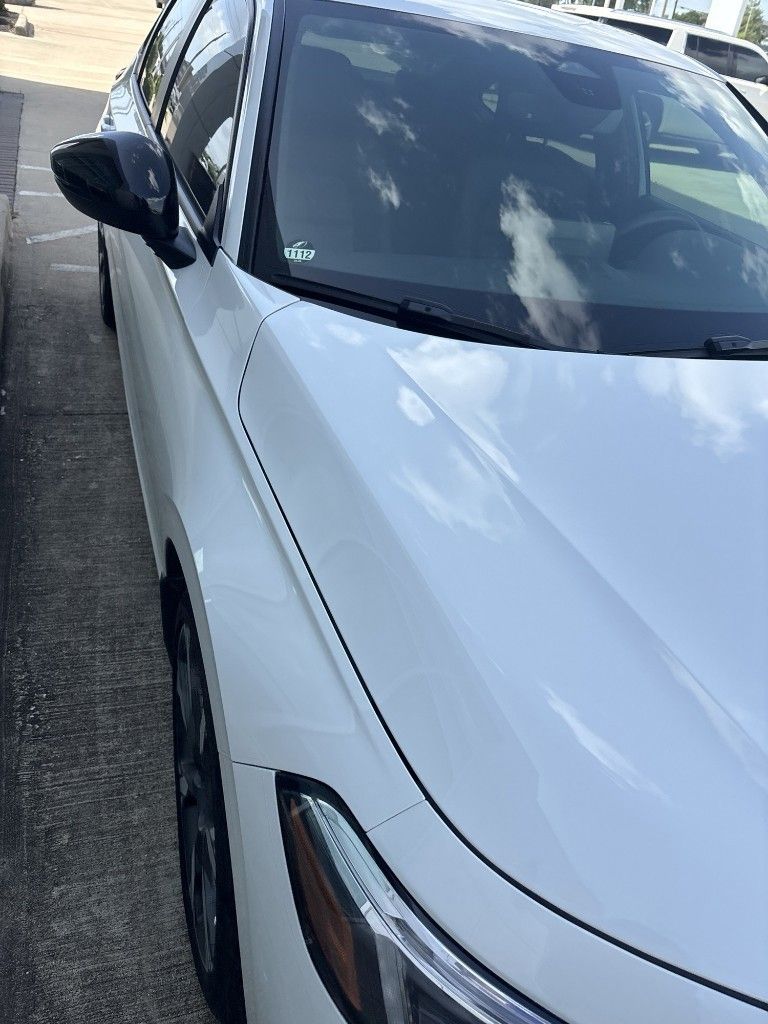 2025 Honda Civic Hybrid Sport Touring White at Classic Elite Chevrolet Sugar Land