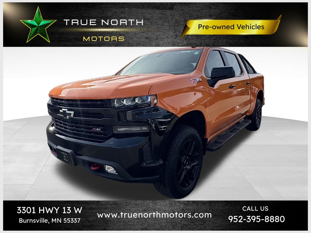 Tangier Orange 2021 Chevrolet Silverado 1500 Pickup Truck Four-Wheel Drive Automatic