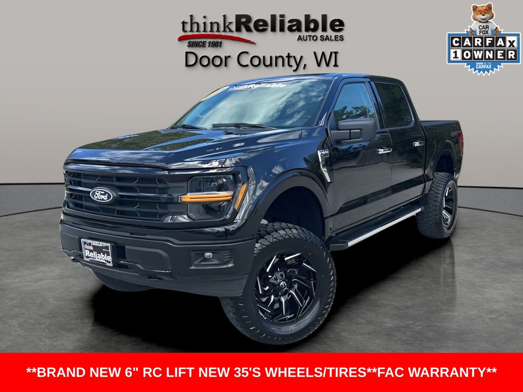 Agate Black Metallic 2025 Ford F-150 Pickup Truck Four-Wheel Drive Automatic