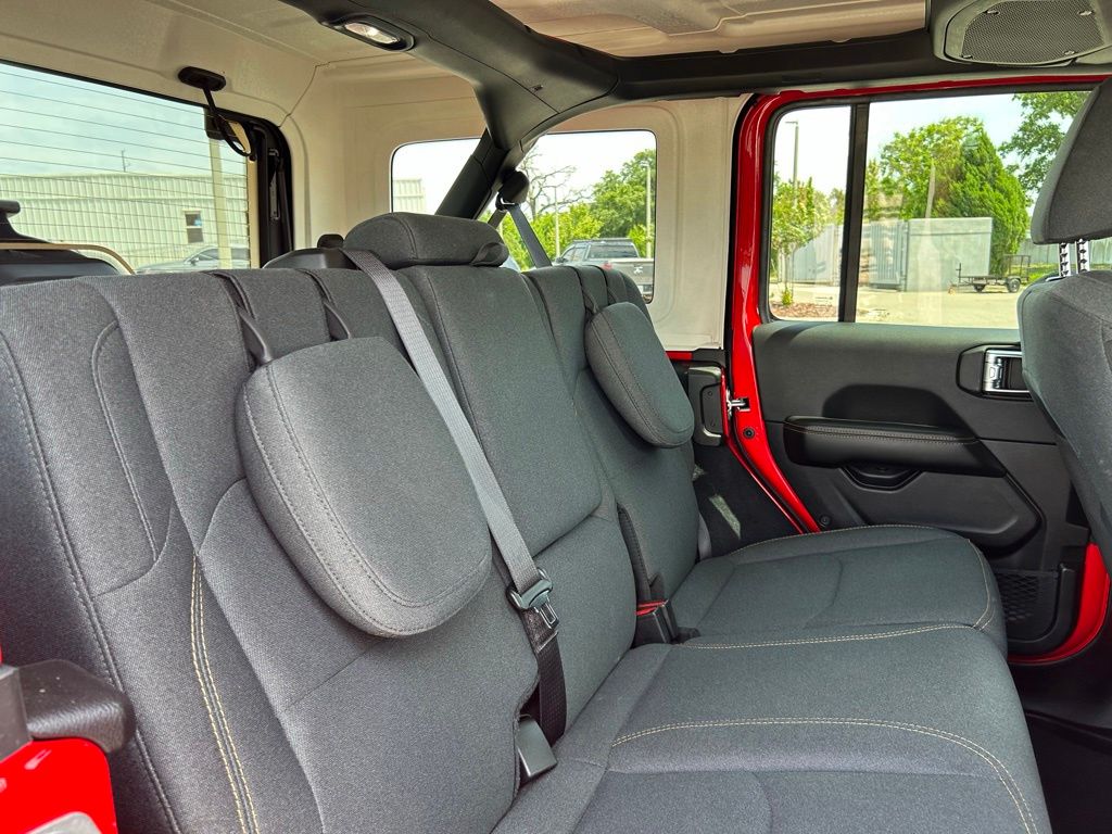 Used 2025 Firecracker Red Clearcoat Jeep Sahara 4xe image 49