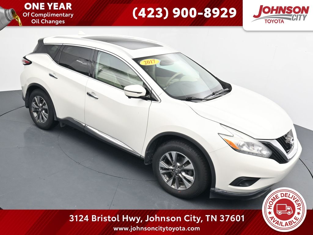 Pearl White 2017 Nissan Murano SUV / Crossover All-Wheel Drive Continuously Variable Transmission