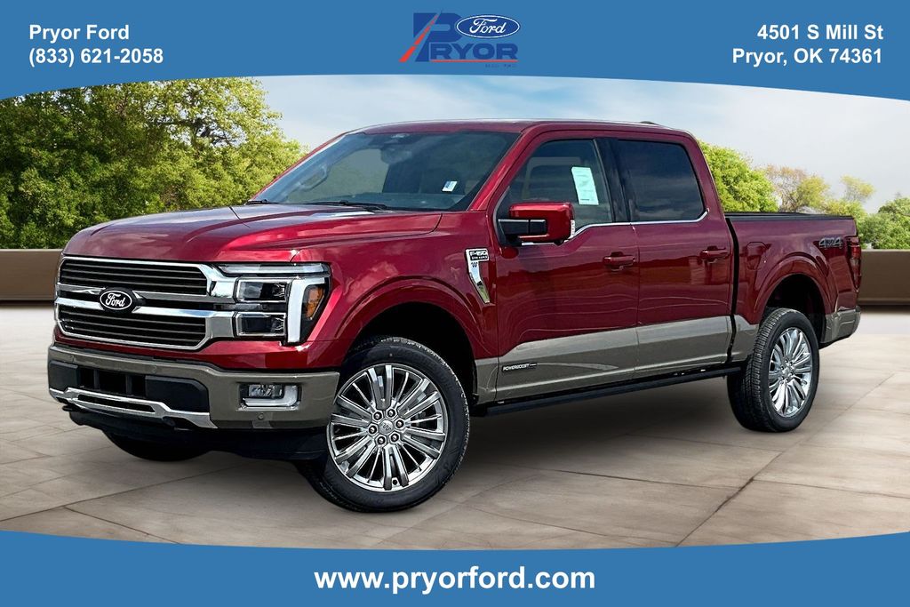 Ruby Red Metallic Tinted Clearcoat 2026 Ford F-150 King Ranch SuperCrew 4WD Pickup Truck Four-Wheel Drive Automatic