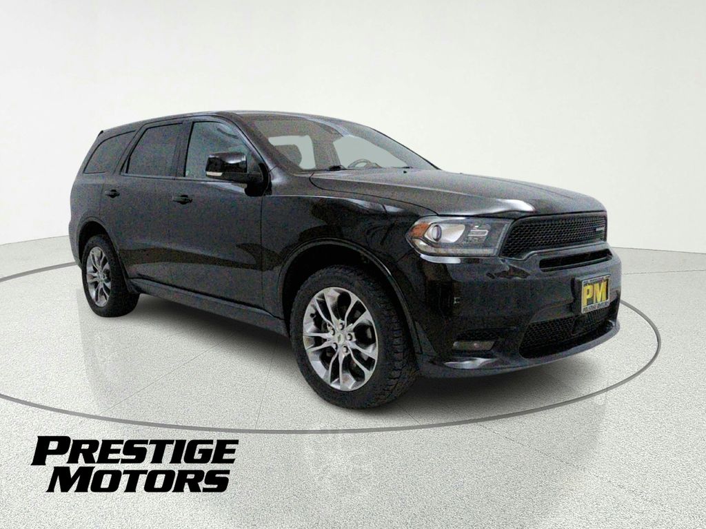 DB Black Clearcoat 2019 Dodge Durango SUV / Crossover All-Wheel Drive 8-Speed Automatic
