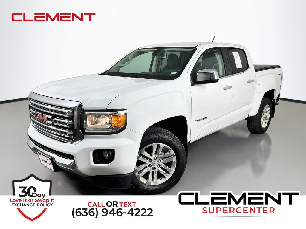 Summit White 2016 GMC Canyon Pickup Truck Four-Wheel Drive 6-Speed Automatic