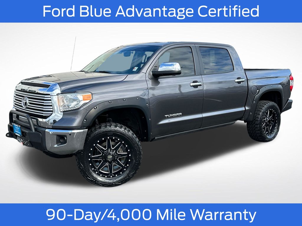 Magnetic Gray Metallic 2017 Toyota Tundra Pickup Truck Four-Wheel Drive 6-Speed Automatic Overdrive