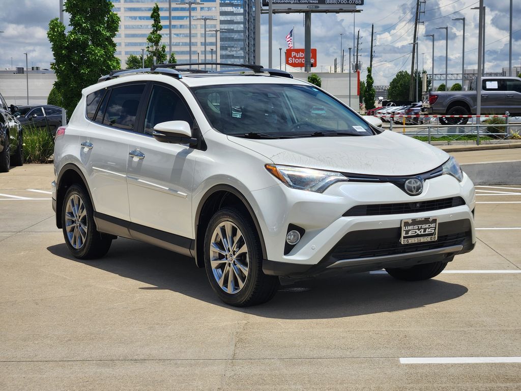 2017 Toyota RAV4 Limited White at Westside Lexus