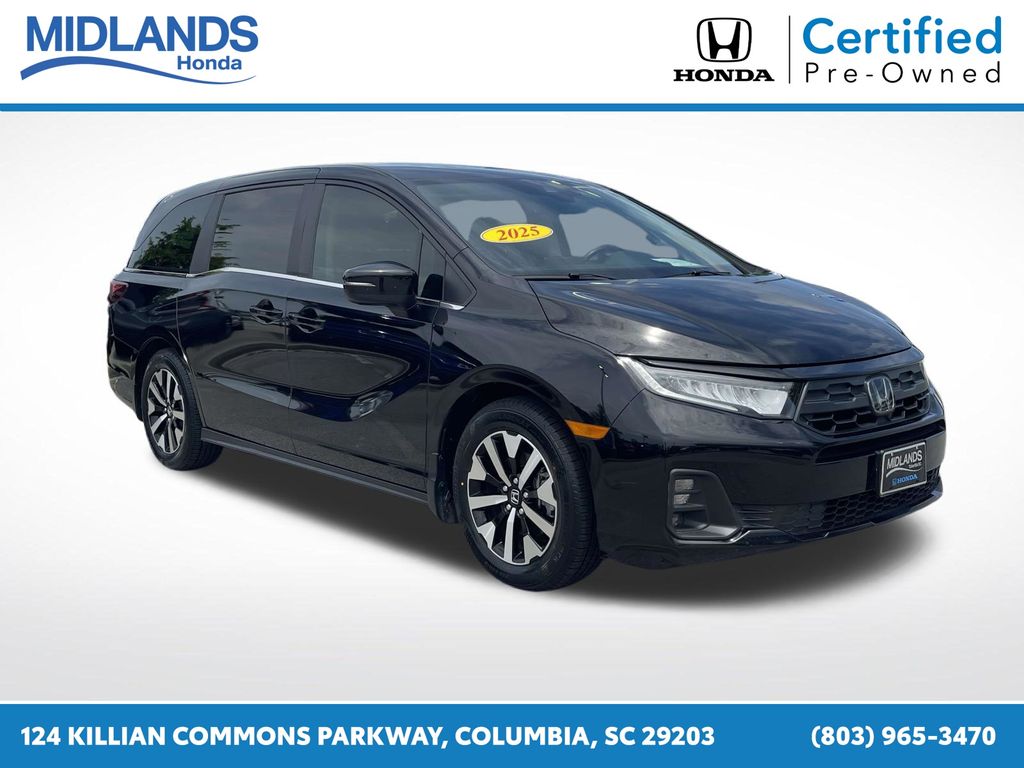 Crystal Black Pearl 2025 Honda Odyssey Minivan Front-Wheel Drive Automatic