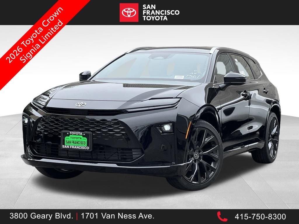 Black 2026 Toyota Crown Signia SUV / Crossover All-Wheel Drive Continuously Variable Transmission