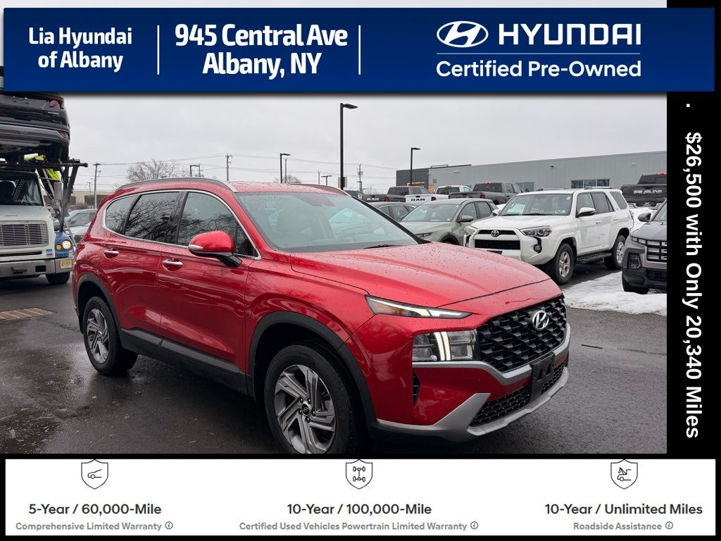 Calypso Red 2023 Hyundai Santa Fe SEL AWD SUV / Crossover All-Wheel Drive 8-Speed Automatic