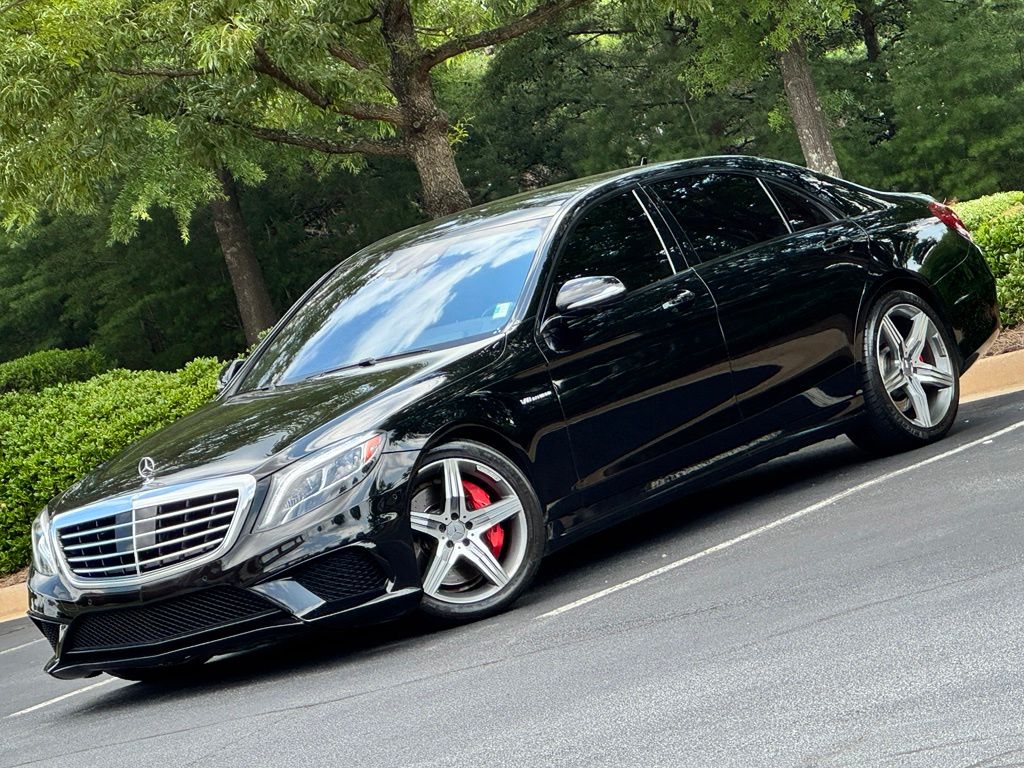 Black 2015 Mercedes-Benz S-Class Sedan All-Wheel Drive 7-Speed Automatic