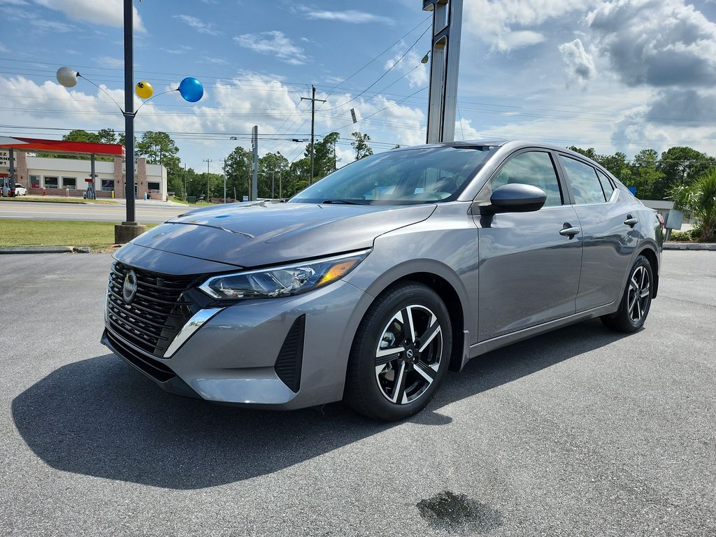 Gray (Gun Metallic) 2024 Nissan Sentra Sedan Front-Wheel Drive Continuously Variable Transmission