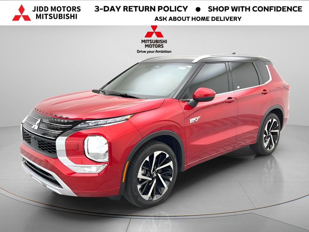 Red 2023 Mitsubishi Outlander Hybrid Plug-in SEL S-AWC SUV / Crossover All-Wheel Drive 1-Speed Automatic