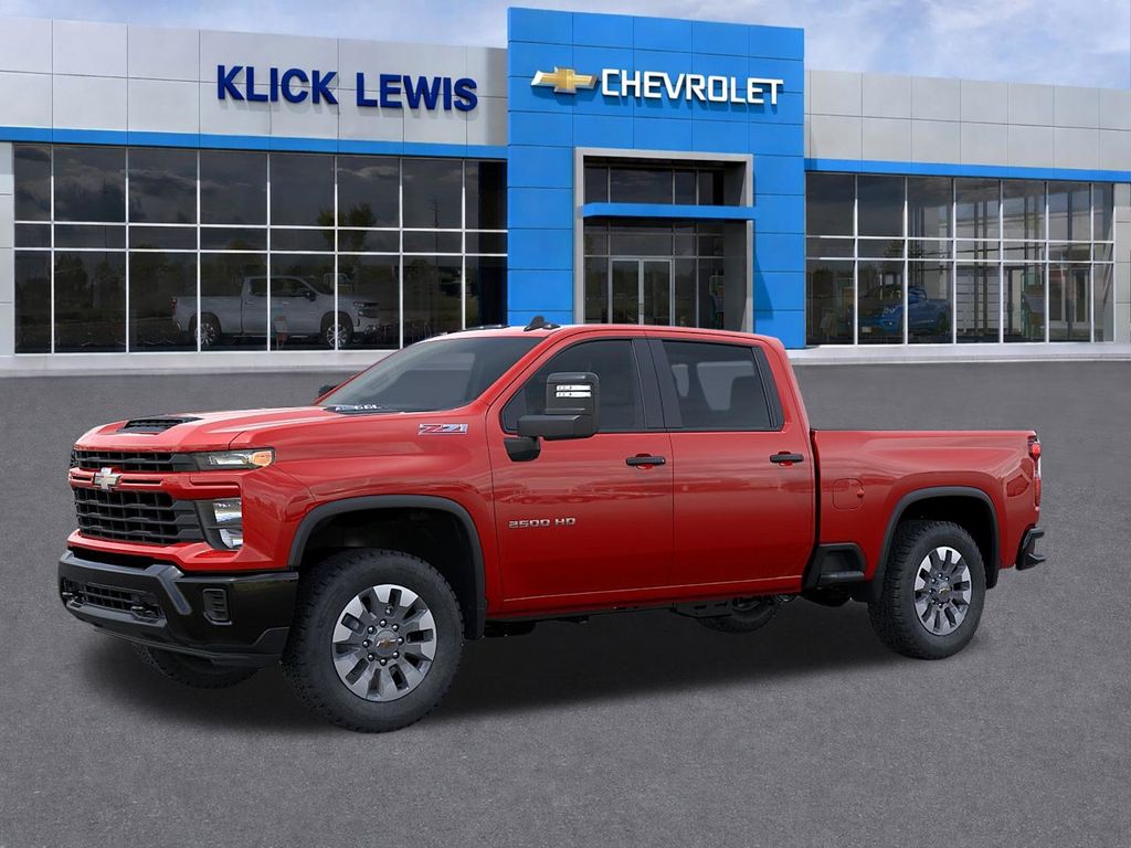 2026 Chevrolet Silverado 2500HD Custom Red at Klick Lewis Buick Chevrolet