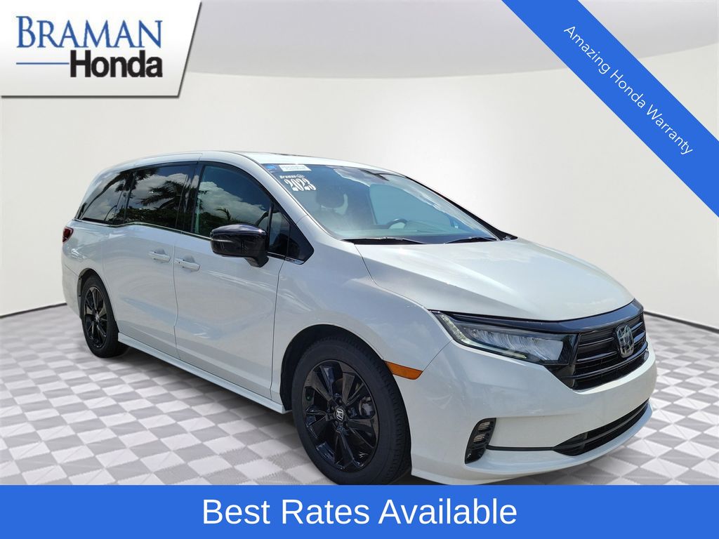 Certified Used 2023 White Honda Sport image 2