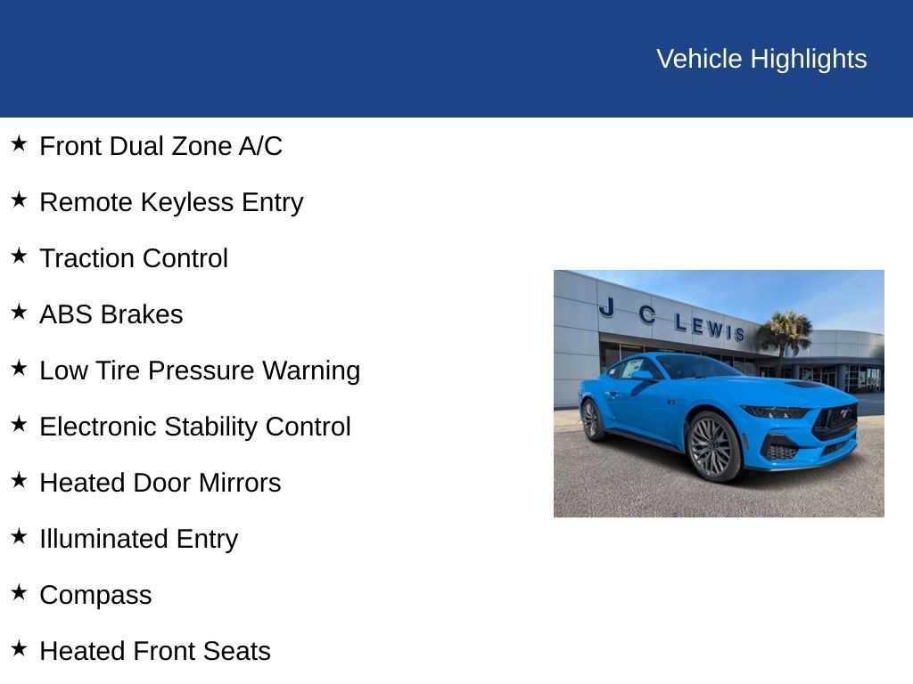 2025 Ford Mustang GT Premium Fastback