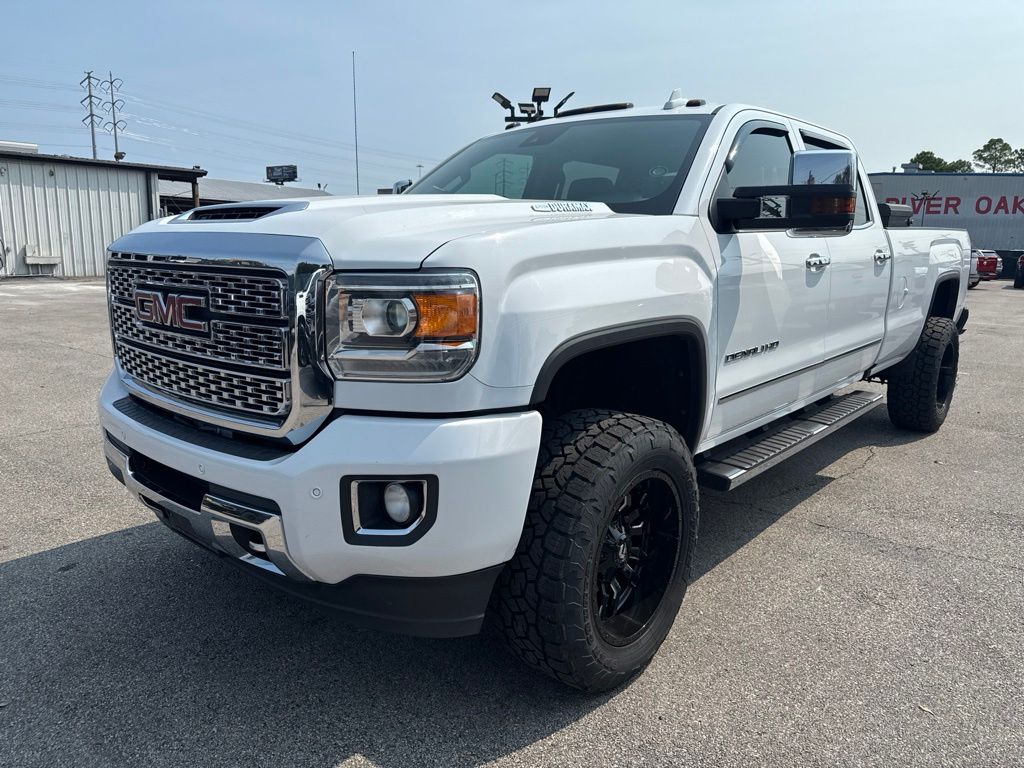 2019 GMC Sierra 3500HD Denali White at DeMontrond Ford