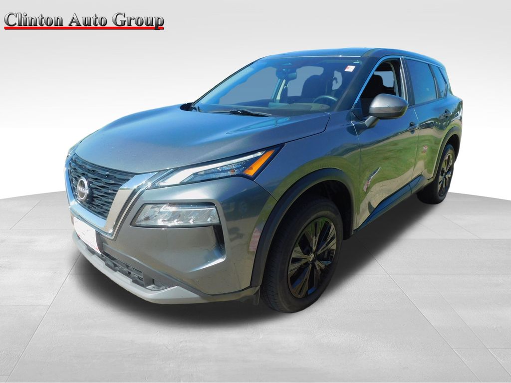 Gray (Gun Metallic) 2023 Nissan Rogue SUV / Crossover Front-Wheel Drive Continuously Variable Transmission