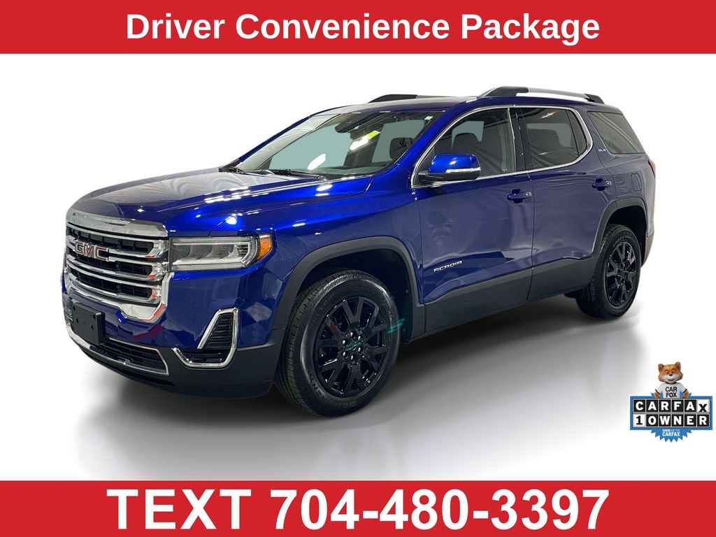 Blue Metallic 2023 GMC Acadia SUV / Crossover Four-Wheel Drive 9-Speed Automatic