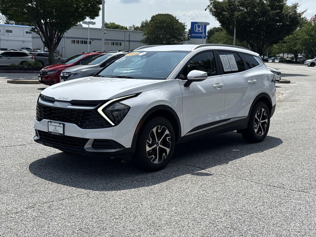 White Pearl 2023 Kia Sportage SUV / Crossover All-Wheel Drive 8-Speed Automatic